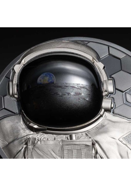 Gerçek Kahramanlar Astronot Gümüş Sikke Coin