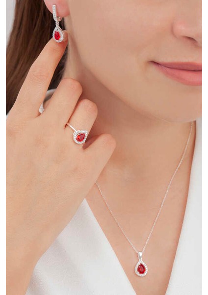 Damla Model Set Kırmızı S4KK 925