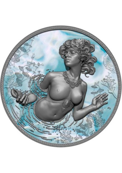 Agakulche Afrodit'in Doğuşu Gümüş Sikke Coin