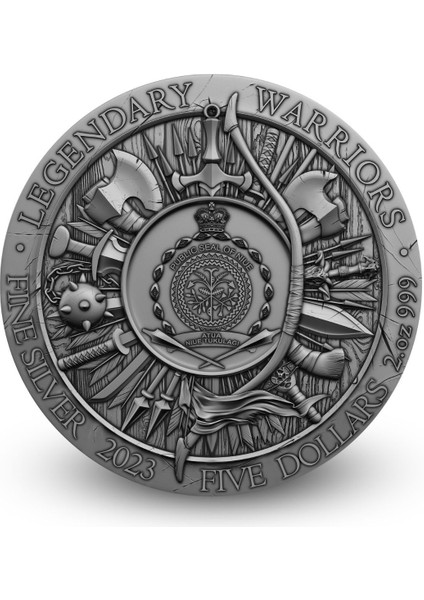 Agakulche Eric Kanlı Balta Altın Kaplama Ngc Sertifikalı Gümüş Sikke Coin fırsatları