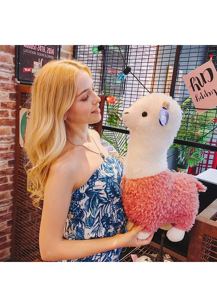 46CM Alpaka Peluş Oyuncak Bebek Yastık Hediye (Yurt Dışından)