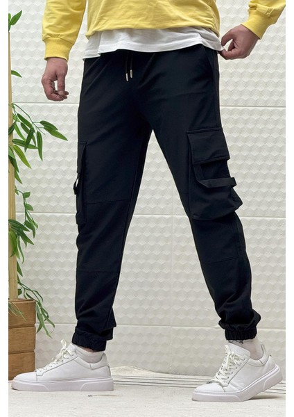 Erkek Kargo Cepli Mevsimlik Jogger Pantolon