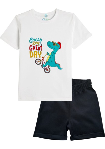 Kız Erkek Çocuk Anaokulu, Kreş Şort-Tişört/t-Shırt Takım