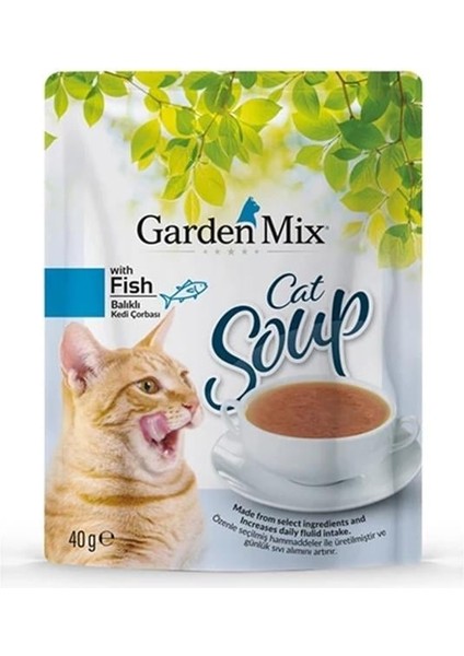 Gardenmix Balıklı Kedi Çorbası 40 gr