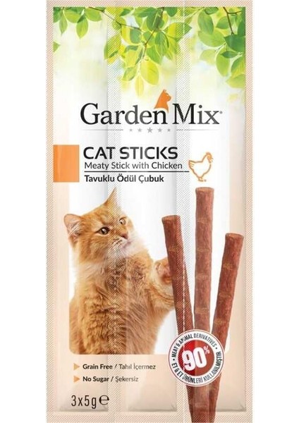 Tavuklu Kedi Stick Ödül 3x5g