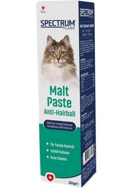 Care Kedi Tüy Yumağı Önleyici Anti-hairball Malt Paste 30 gr