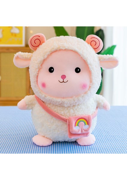 50CM Sevimli Koyun Peluş Bebek Bebek Yastık Hediye (Yurt Dışından)