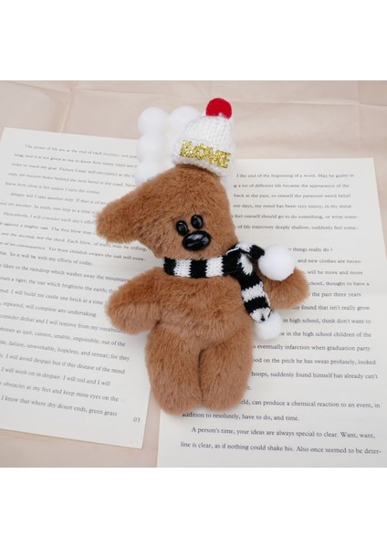 Yeni Ilginç Bean Bear Peluş Oyuncak Bebek Kolye Ucu (Yurt Dışından)