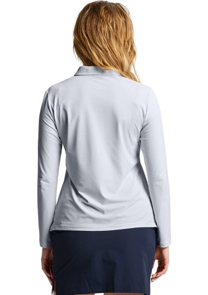 Ws Tech Pique Polo Ls Kadın Gri Tişört fiyatları