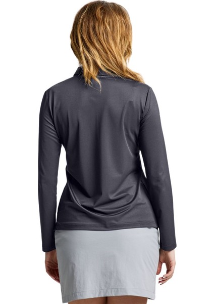 Ws Tech Pique Polo Ls Kadın Gri Tişört fırsatları