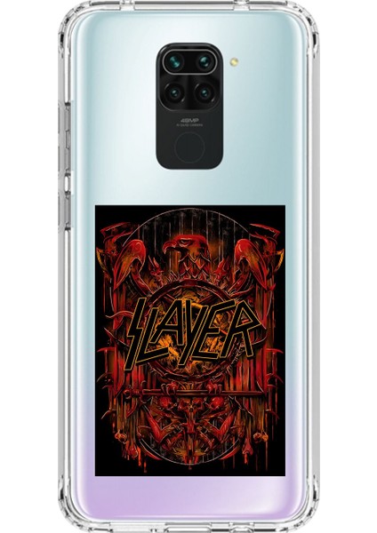 Xiaomi Redmi Note 9 Uyumlu Şeffaf Kılıf Slayer Tasarımlı