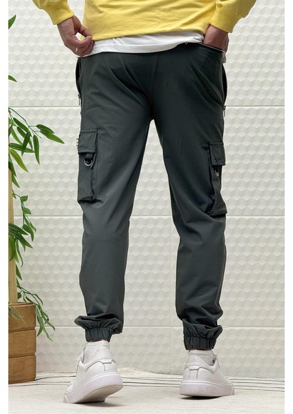 Erkek Kargo Cepli Fermuarlı Paraşüt Mevsimlik Jogger Pantolon indirimleri