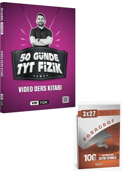 Vip Fizik Yks Tyt 50 Günde Fizik Video Ders Kitabı+Anla Kazan Paragraf