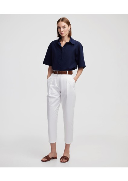 Oversize Poplin Gömlek IS1240025353015