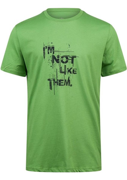 Alex Baskılı Erkek Sıfır Yaka T-Shirt 035
