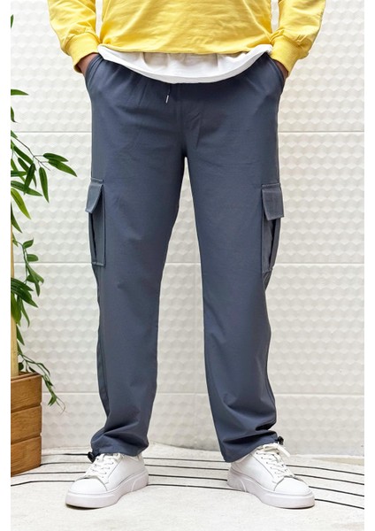 Erkek Full Likralı Rahat Kesim Kargo Cepli Baggy Jogger Pantolon modelleri