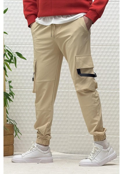 Erkek Kargo Cepli Mevsimlik Jogger Pantolon