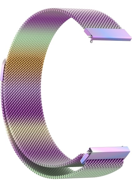 Samsung Galaxy Watch 4/5/6/7/fe/40/40/44 Classic 42/43/46/47MM Uyumlu 20MM Metal Hasır Mıknatıslı Kordon Paslanmaz Çelik fırsatları