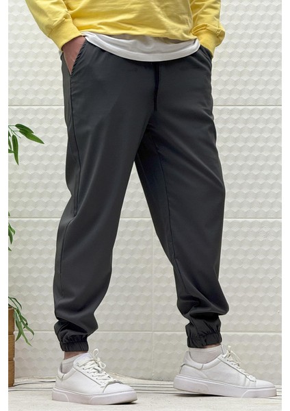 Erkek Full Likralı Paraşüt Kumaş Lastikli Jogger Pantolon modelleri