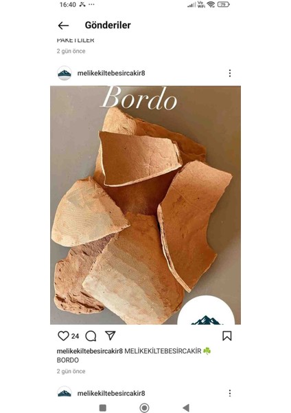 Bordo Yarım Kilo