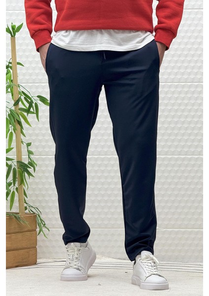 Erkek Düz Paça Çelik Örgü Kumaş Mevsimlik Klasik Pantalon modelleri