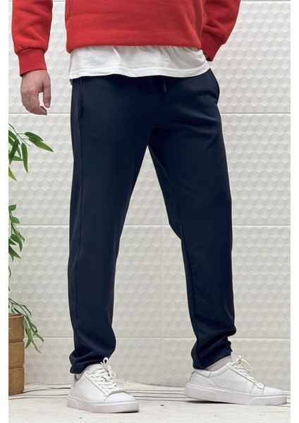 Erkek Düz Paça Çelik Örgü Kumaş Mevsimlik Klasik Pantalon indirimleri