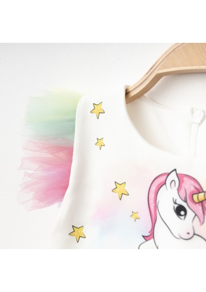 Unicorn Baskılı Kız Abiye fiyatları