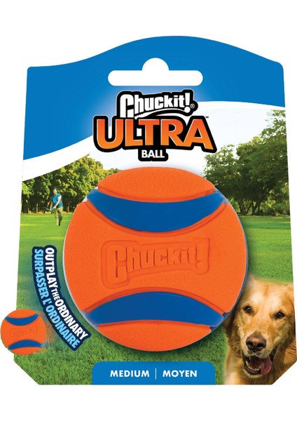! Ultra Ball Köpek Oyun Topu Orta Boy 6.5 cm