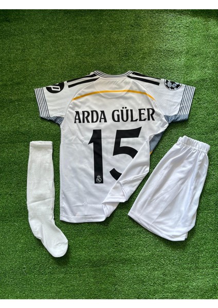 Arda. Güler Real. Madrid. 15 Numara Çocuk Futbol Forması 3 Parça