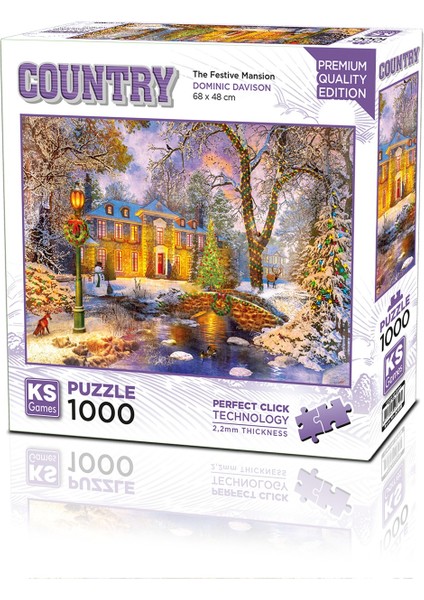 The Festive Mansion 1000 Parça Puzzle