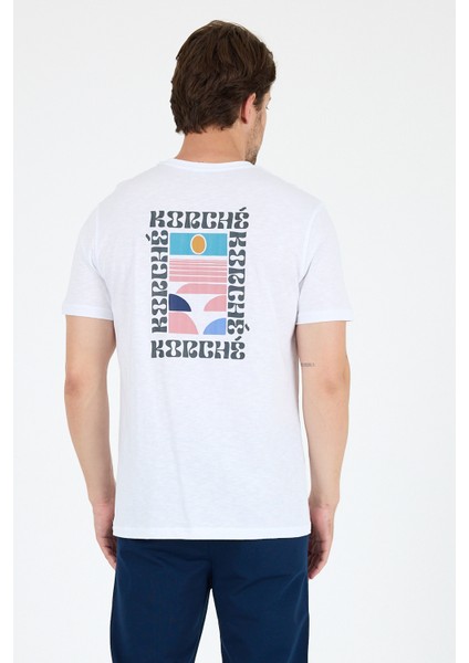 Erkek %100 Pamuk Bisiklet Yaka Kısa Kollu Baskılı T-Shirt Rahat ve Şık Günlük Tişört 0005 fırsatları