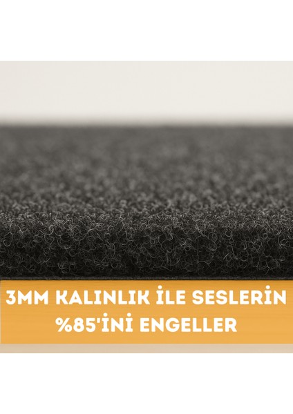 Kendinden Yapışkanlı Kapı Kaplaması Keçe Oto Zemin Bagaj Çatı Dayanıklı Uzun Ömürlü Araç Kaplama 3mm