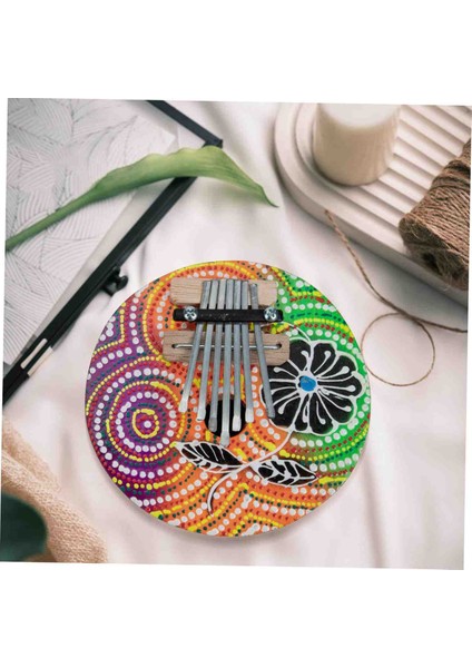 Doğal Hindistan Cevizi Kabuğundan Kalimba Afrika El Yapımı 7 Tuşlu Akustik Müzik Dekoratif Coconat indirimleri