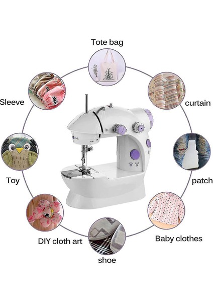 Mini Ev Dikiş Makinesi Pedallı Sewing Machine fırsatları