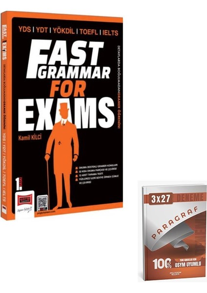 Yargı Yayınları 2026 Yds Ydt Yökdil Toefl Ielts Fast Grammar For Exams+Anla Kazan Paragraf
