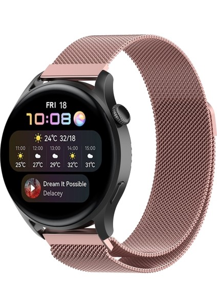 Samsung Galaxy Watch 4/5/6/7/fe/40/40/44 Classic 42/43/46/47MM Uyumlu 20MM Metal Hasır Mıknatıslı Kordon Paslanmaz Çelik fiyatları