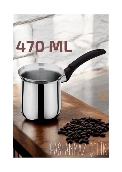 Bfs Paslanmaz Çelik Cezve 470 ml