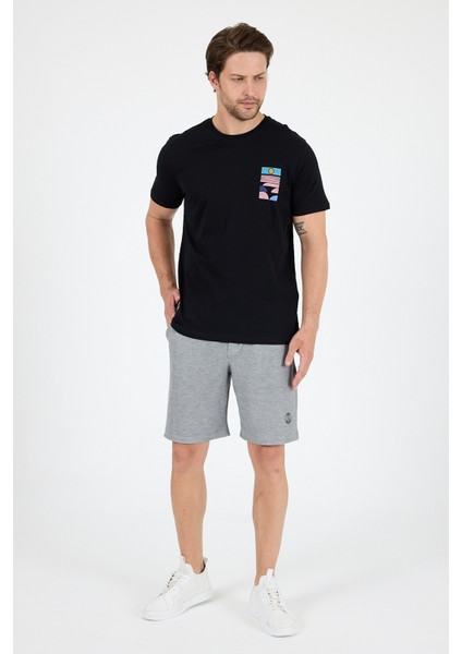 Erkek %100 Pamuk Bisiklet Yaka Kısa Kollu Baskılı T-Shirt Rahat ve Şık Günlük Tişört 0005 fiyatları