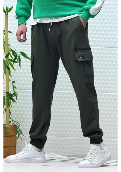 Erkek Kargo Cepli Rahat Kullanım Paraşüt Jogger Pantolon