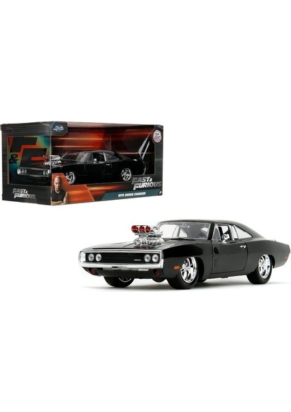 Simba Jada 3203091 Fast & Furıous 1:24 1970 Dodge Charger Dıe Cast Metal Model Araba Kutulu 8+