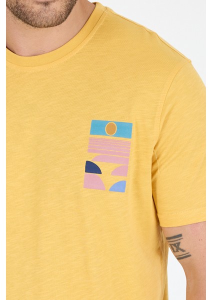 Erkek %100 Pamuk Bisiklet Yaka Kısa Kollu Baskılı T-Shirt Rahat ve Şık Günlük Tişört 0005 fırsatları