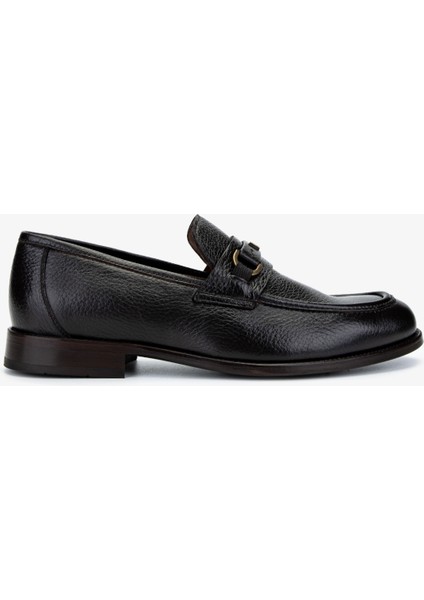 Erkek Hakiki Deri Kahverengi Loafer Ayakkabı 477 VAL-63933 Erk Ayk Y25 Kahve Gyk