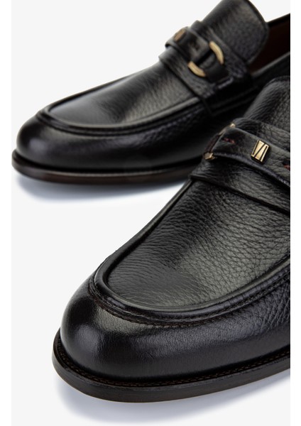 Erkek Hakiki Deri Kahverengi Loafer Ayakkabı 477 VAL-63933 Erk Ayk Y25 Kahve Gyk modelleri