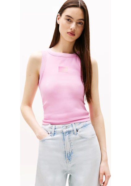 Tjw Slım Gradıent Flag Tank Kadın Pembe T-Shirt DW0DW20920U06 fiyatları