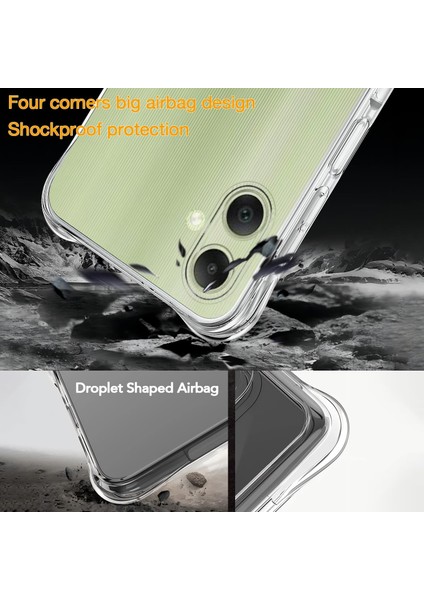 Samsung Galaxy A06 Uyumlu Darbe Önleyici Sararmaya Dayanıklı Airbag Korumalı Ultra Slim Tpu Şeffaf Silikon Kılıf fiyatları