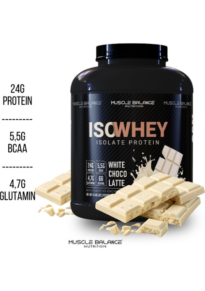 Isolate Whey Protein 2000 gr 66 Servis Beyaz Çikolata fiyatları