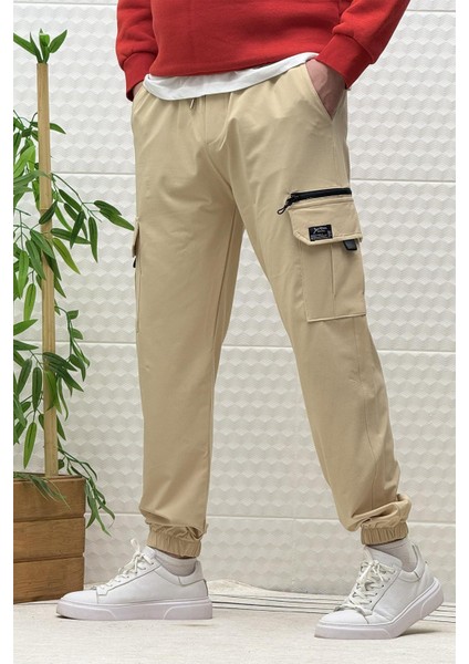 Erkek Kargo Cepli Rahat Kullanım Paraşüt Jogger Pantolon