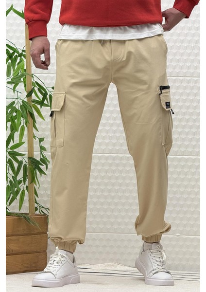 Erkek Kargo Cepli Rahat Kullanım Paraşüt Jogger Pantolon modelleri