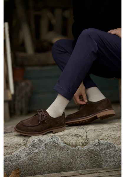 Cavalry Model Natural Süet Deri Casual Ayakkabı modelleri