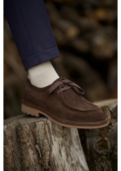 Cavalry Model Natural Süet Deri Casual Ayakkabı fırsatları
